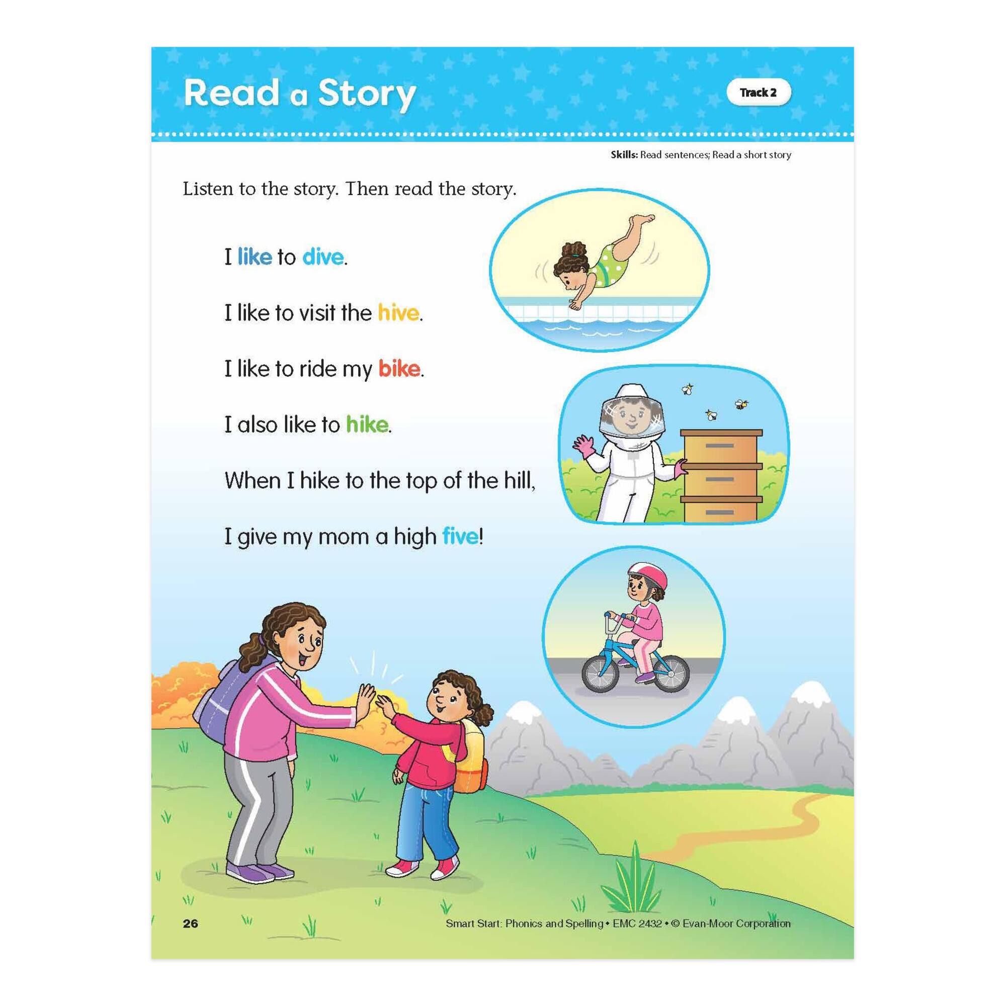 Evan-Moor® Grade 1 Early Learning Spelling Bundle